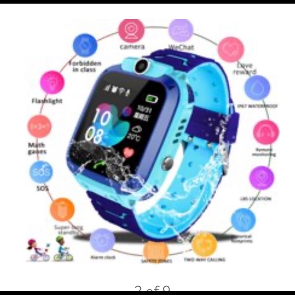 Kids Smart Watch Waterproof GPS Tracker - Picture 5 of 11